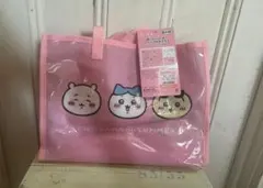 ちいかわ　ビニールバッグ　プールバッグ　しまむら限定品　ピンク　ラップタオルのサムネイル