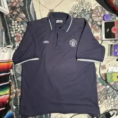 90s 00s Vintage Umbro マンチェスターユナイテッドポロシャツのサムネイル
