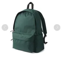 美品　無印良品 肩の負担を軽くする 撥水リュックサック　ダークグリーン　完売品