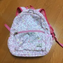 【美品】アンパンマン花柄　ピンク　リュック