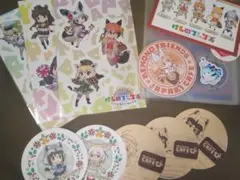 けものフレンズ 貴重な初期コースター・シール・カードセット