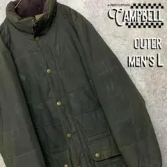 【激レアL☆ヨーロッパ輸入】バブアー オイルドコットン中綿ジャケット カーキ