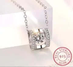 ネックレス✨ 揺れczダイヤ 最高級✨モアサナイト ハイグレード  