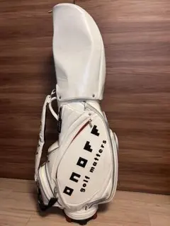 ONOFF ゴルフバッグ キャディバッグ ホワイト オノフ