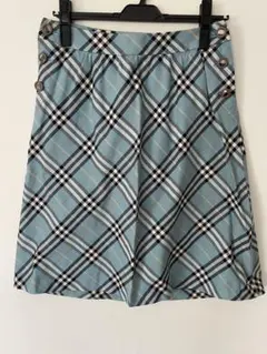 BURBERRY BLUE LABEL チェック柄フレアスカート 36