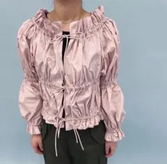 EDIT.FOR LULU タフタギャザースリーブトップのサムネイル