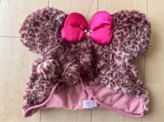 ミニーちゃん ヒョウ柄ファンキャップ