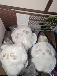 ちいかわ　ぬいぱれっと　ミルク色　マスコット 3体セット