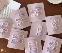 新品　キッズ　子ども　ヘアピン　ヘアアクセサリー　女の子　可愛い　ほし　くま