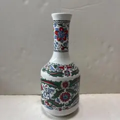 美品】トルコ 陶器 キュタフヤ 花瓶 フラワーベース 手描き アルトゥン