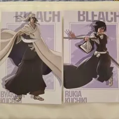 BLEACH ブロマイド 朽木白哉 朽木ルキア 2枚セット