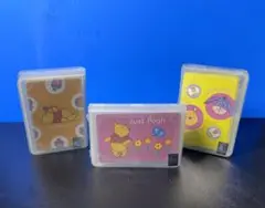 新品未開封　くまのプーさん  トランプ カードゲーム 3点