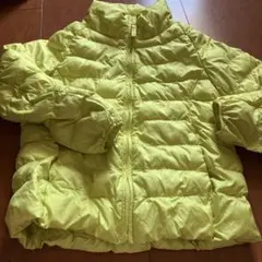 虹様　110サイズ ユニクロ　黄色 ダウンジャケット