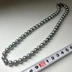 き カラーアコヤ真珠ネックレス 約 5.0-5.5mm マチネチェーン - メルカリ