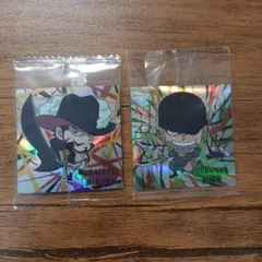 ワンピースウエハース　シール　ゾロ　ミホーク