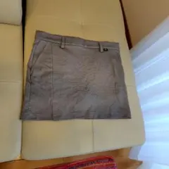【新品未使用】adidas ゴルフスカート グレー Lサイズ