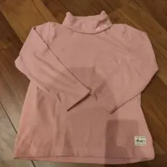 Arnie ピンク タートルネック 長袖カットソー