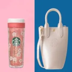 スタバ SAKURA2026 カラーチェンジング タンブラー ショルダーバッグ