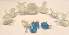 【当時物】初期 ポケモン クリアフィギュア セット ギャラドス ライチュウ 他