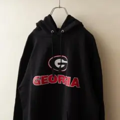 チャンピオン プルオーバー パーカー フーディー 黒 ブラック M 古着