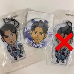 山下健二郎 クリアチャーム 56mm 缶バッジ RAINBOW MV セット