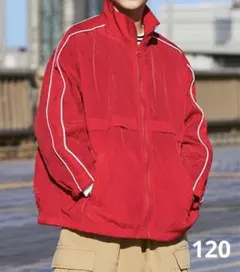 ペアマノンストリート 男の子120サイズ ナイロンパイピングジャケット