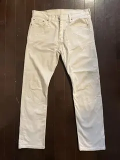 Levi's ホワイト スリムフィット デニム 513 W32