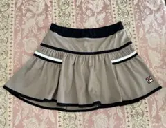 【フィラ】　テニスウェア　スコート　ベージュ　Mサイズ