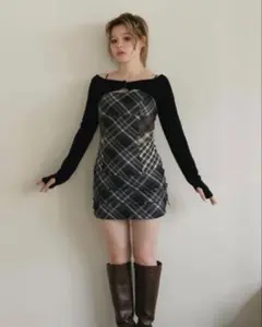 andmary Aine set mini dress M gray - メルカリ