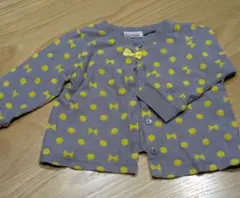 【Branshes】ベビー 80cm 水玉模様 カーディガン