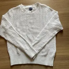 Gap ニット 春物 ホワイト　レディース　M スウェット　サマーセーター