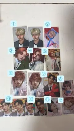 INI THE WINTER MAGIC トレカ　田島　松田　池﨑　藤牧　佐野