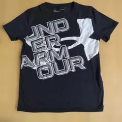 UNDER ARMOUR ブラック Tシャツ YLG