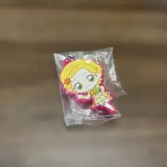 アイカツ！×プリパラ　新条ひなき　カプセルラバーマスコット　ラバーキーホルダー