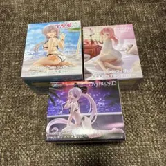 TAITO DESKTOP Cute フィギュア 3体セット　オバロ、着せ恋
