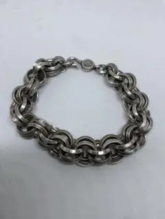 クロムハーツ　手首19.5cm ダブルBリング ブレスレット chrome クロムハーツ ブレスレット（Chrome Hearts）ダブルB (ビー
