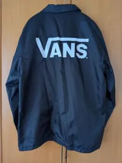 VANS ブラック コーチジャケット L