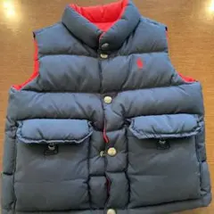 ラルフローレン ダウンベスト リバーシブル
