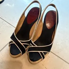 Christian Louboutin エスパドリーユ 黒