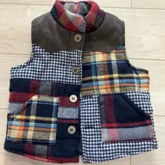 チェック柄 ベスト