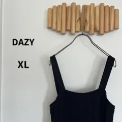 【大きいサイズ】ダジー【XL】キャミワンピ ロングワンピ マキシ丈 ゆったり