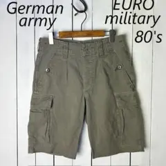 ドイツ軍実物 80s モールスキン ハーフカーゴパンツ 1 ショーツ ミリタリー