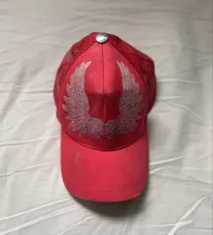 ARMANI-EXCHANGE ウィング刺繍 メッシュキャップ レッドのサムネイル
