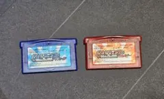 ゲームボーイアドバンス　ポケットモンスタールビー&サファイア　2個セット