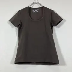 MICHAEL KORS 半袖Tシャツ　Uネック　ブラウン　9号『S〜M』