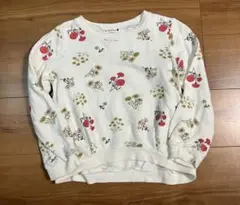 branshes 花柄トレーナー　白　130㎝のサムネイル