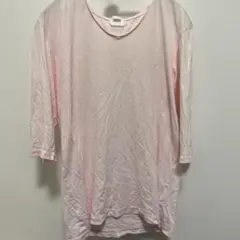 TAKEO KIKUCHI Vネック Tシャツ ピンク サイズ3のサムネイル