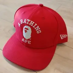 A BATHING APE 9FIFTY レッドキャップ