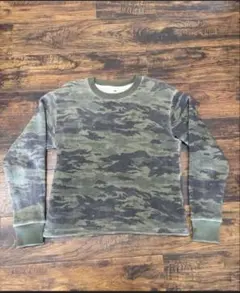 00s OLD GAP サーマル ワッフル ロンt カモ 迷彩 - メルカリ