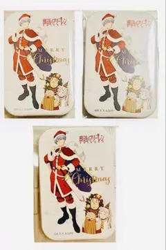 葬送のフリーレン スタンド付きスクエア缶バッジ クリスマスビジュアル 勇者一行